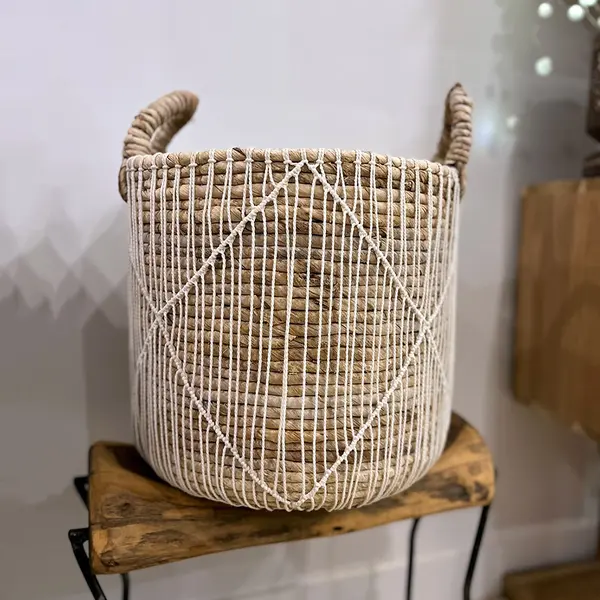 Macrame basket