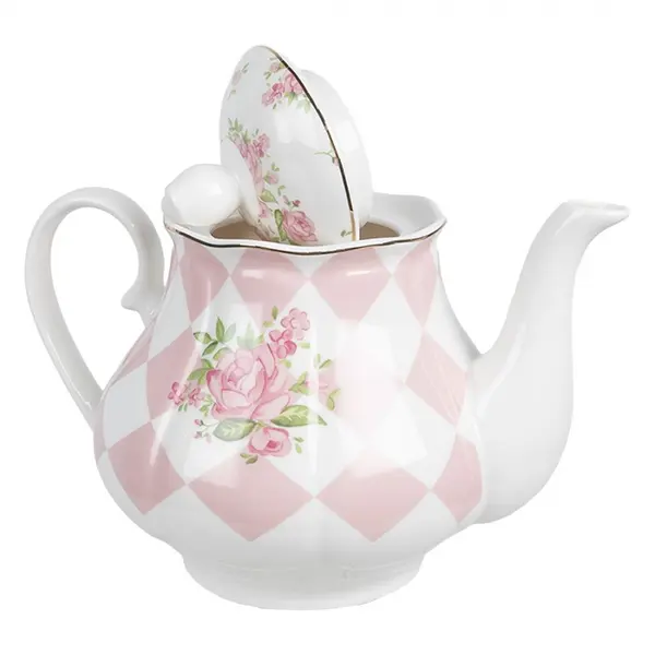 Théière rose