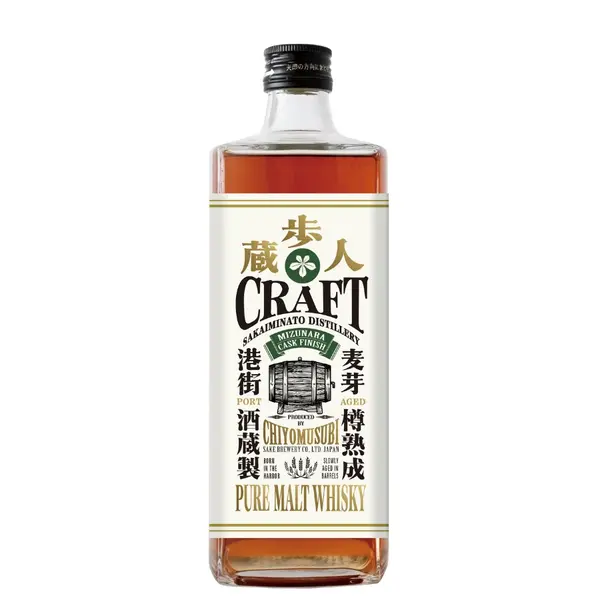 Whisky Chiyomusubi pure malt Mizunara cask finish