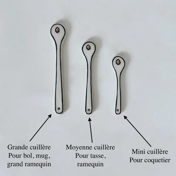 Cuillère rose
